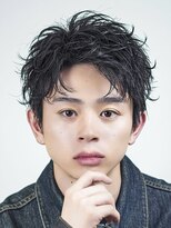 オーシャントーキョー 渋谷神南(OCEAN TOKYO) メンズカット無造作黒髪スパイキーショート刈り上げビジネス流行