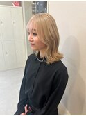ブリーチカラー/ハイトーンミルクティーアッシュ