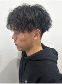 メンズマッシュパーマツイストパーマスパイラルパーマ刈り上げ
