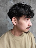 アルフレッド 平針店(alfRed)&nbsp;スペインカール ツーブロック ツイストスパイラルパーマ メンズ