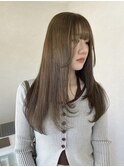 ふわっとlayer × Olive beige
