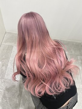 ジゼル(gisele) 【絶対モテる髪色】ピンクカラー×10~20代女子×ブリーチカラー