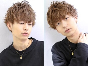 メンズ ソース 茶屋町(MEN'S SOURCE)の写真/[メンズ/梅田/茶屋町]【カット+ジオパーマ¥9000】パーマでラクしてオシャレ♪ナチュラル～ツイストまで◎