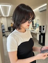 オズ 郡山駅前店(OZ)&nbsp;透明感グレージュロングレイヤーカット透明感オリーブミディアム