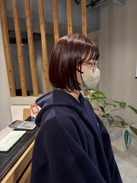 アイリー 名古屋(A/LEE) ボブ/暖色/ボルドーバイオレット