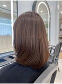 大人艶ミディアム×AVEDAケアカラー