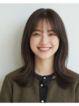 ライクバイコトナ 越谷(RIKE by kotona) セミロング20代30代ストレートレイヤー前髪なし前髪あり越谷