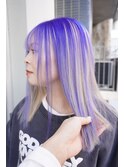 ホワイト×ブルーラベンダー　デザインカラー