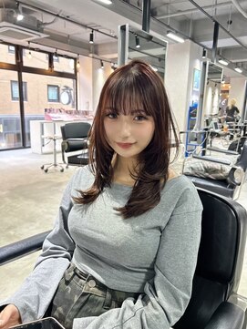 ザシェノンウメダ(THA CHAINON UMEDA) 着物ヘア/大人ガーリー/ダークアッシュ/似合わせカット/心斎橋