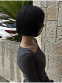【VoasorteORIENTAL】黒髪切りっぱなしボブ