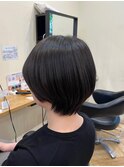 マッシュショート［レイヤー/ダークブルー/鎌取］長野歌穂
