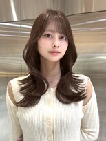 シー バイ ロンド 新宿(Sea by Lond)&nbsp;くびれミディ×オリーブベージュ/グレーカラー/髪質改善/新宿