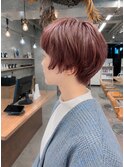 大人のローズピンクショート