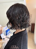 ヘアーリゾート ビッグアップ(hair resort Big up)&nbsp;柔らかウェーブボブパーマ