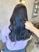 ディーヴァヘアーエズ(DIVA hair Eze)&nbsp;インナーカラーブルー/透明感◎