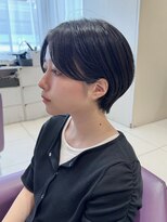 ハピネス 河原町店(Happiness)&nbsp;丸顔さんが小顔になるショート　京都美容室　進詩織