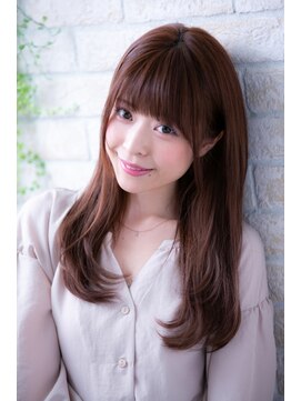 ヘアーアートシフォン 池袋西口店(Hair art chiffon) トリートメントカールとグラデーションカラーの重めふわミディ