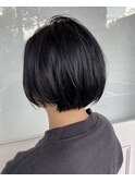 透けるブルーブラック