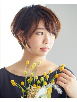 ドラマチックヘア 野鳥の森店(DRAMATIC HAIR) ＃ナチュラルショート＃愛されマッシュショート◎30代40代50代