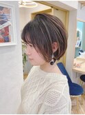 【Lond佐野】大人かわいい小顔フレンチボブアッシュブラウン