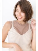 大人かわいいくせ毛風カール小顔フレンチボブZ大宮30代40代50代!