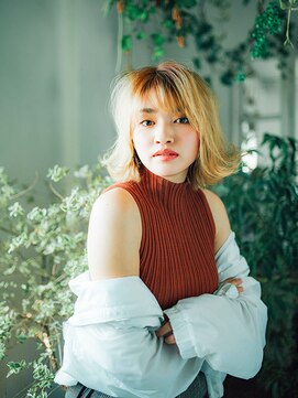 アカサ(A.casa) 外はねボブ/20代/30代/40代/50代/西阿知/イオン倉敷