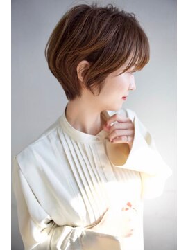 クレドガーデン 西新井店(CRED GARDEN) ショートボブ×大人可愛い/小顔/キャラメルベージュ20代30代4023