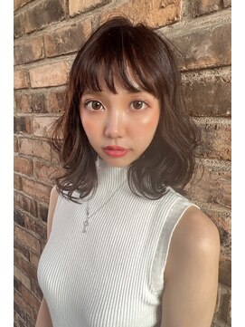 リークフー(Ree cu fuu) 10代20代30代40代 エアリーなパーマのミディアムヘアー　藤沢