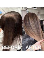 レディアル 大宮(REDEAL ope.)&nbsp;【白髪手術】ミルクティーバレイヤージュ/白髪ぼかし/ハイライト