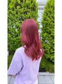 ピンクカラー/アースカラー/くびれヘア/ツートーンカラー