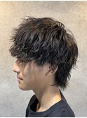【渋谷駅徒歩6分☆メンズ特化】ソフトツイスパ マッシュウルフ