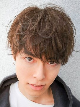 オーシャントーキョー ホワイト 原宿(OCEAN TOKYO WHITE) メンズパーマショートマッシュ