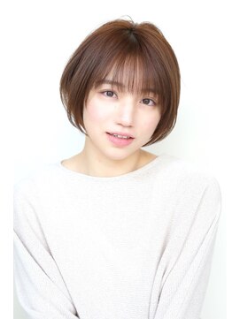 ルミヘアー 県庁藤江店(Lumi hair) 《Lumi hair》透明感カラー×ショートボブ