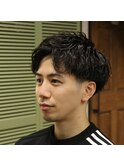 緩めツイストスパイラルxフェードカット