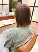 切りっぱなしボブ