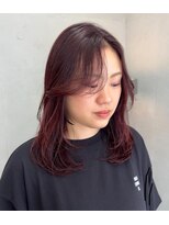 イオ ティラベント 鳳店(io tiravento)&nbsp;レイヤーカット×ピンクラベンダー 韓国 yume