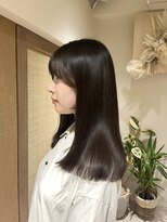 クーナバイトマト 横浜(Cuna by TOMTO)&nbsp;【KANO】ブリーチなし 透明感カラー お顔周りカット