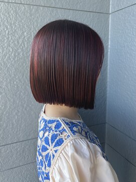 プロム(plom) 【松田担当】ボルドーカラー