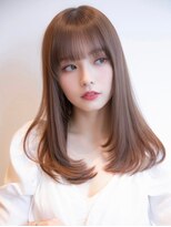 ユーフォリア 青山(Euphoria)&nbsp;韓国風艶カラーロングレイヤー透明感暗髪大人可愛い