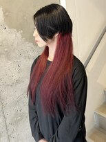 アイリー 名古屋(A/LEE) インナーカラー×ウルフカット