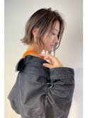 外はねショートボブ