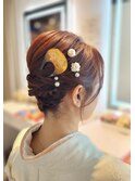 訪問着アップスタイル