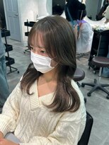 ジーニー 千葉(GENiE)&nbsp;オリーブグレージュ/透明感カラー/韓国ヘア【白井愛海】