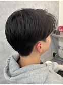 ダークアッシュ/ニュアンスパーマ/韓国マッシュ/スペインカール