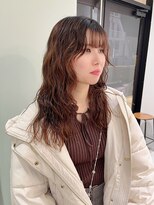 ホロ(hollo)&nbsp;ウェーブロングウルフレイヤーカットパーマくるくるパーマ