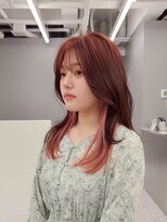 エニフォーイーストハム(Eni for eastham)&nbsp;チェリーレッド/インナーピンク　くびれレイヤー