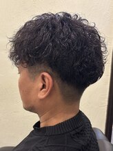 スカイマスターバーバー 渋谷(SKY MASTER BARBER)&nbsp;ツイストスパイラルパーマ<理容室>【床屋／メンズ］
