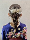 【ポニーテール】成人式/卒業式/結婚式/ヘアセット/アレンジ