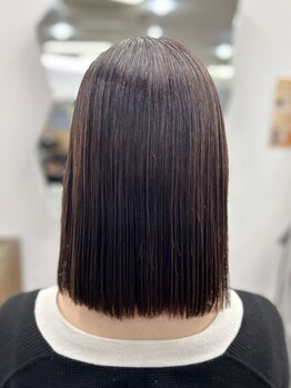 サムソンアンドデリラ ギブ(samson&delila give)の写真/【TOKIOストレート】この時期におススメ★当店イチオシTOKIOトリートメント！手触りよく仕上がる縮毛矯正◎