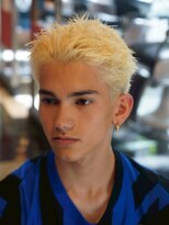 メリケンバーバーショップ コウベ(MERICAN BARBERSHOP KOBE) スパイキーショートイージーパンク